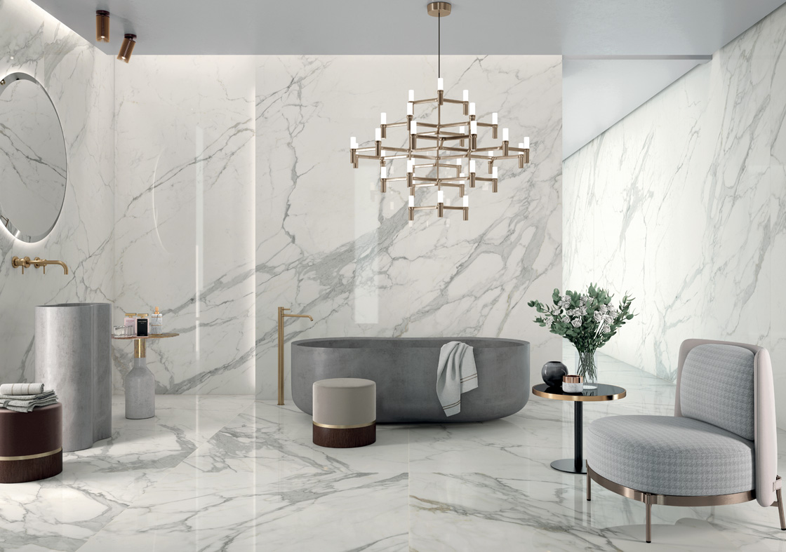 Marble slabs Slimtech size effect big Synestesia Lea - Ceramiche